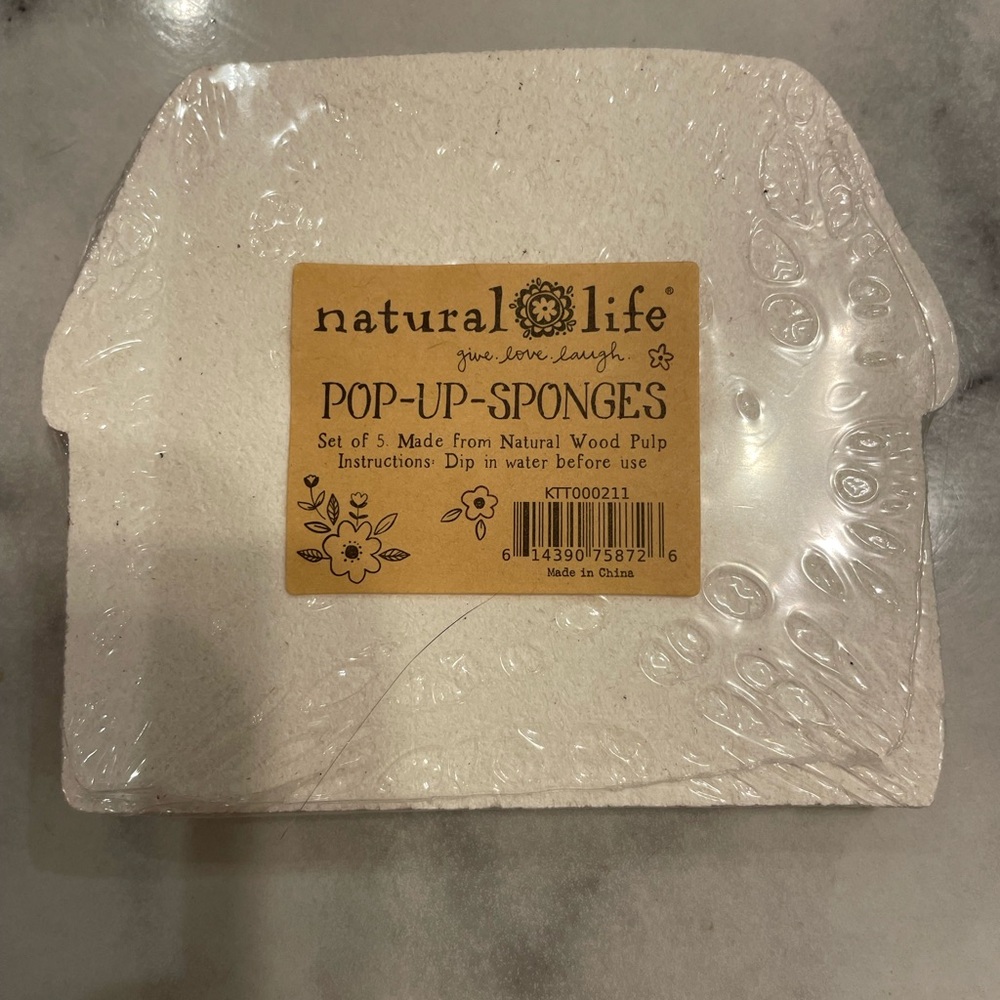 NATURAL LIFE Floral Cottage Sponge Set - Picture 3 of 3